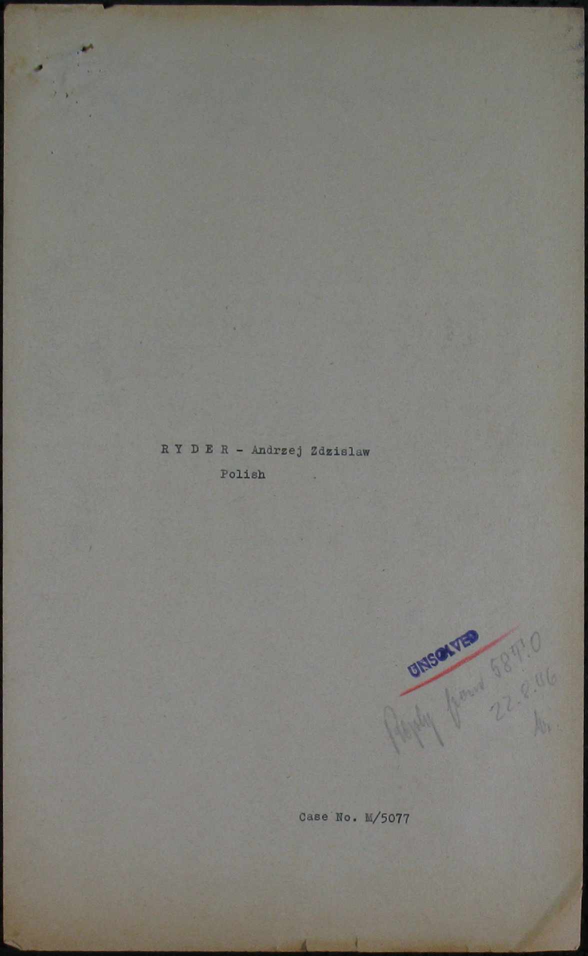 Explore documents of the Arolsen Archives | 06030101 176.157