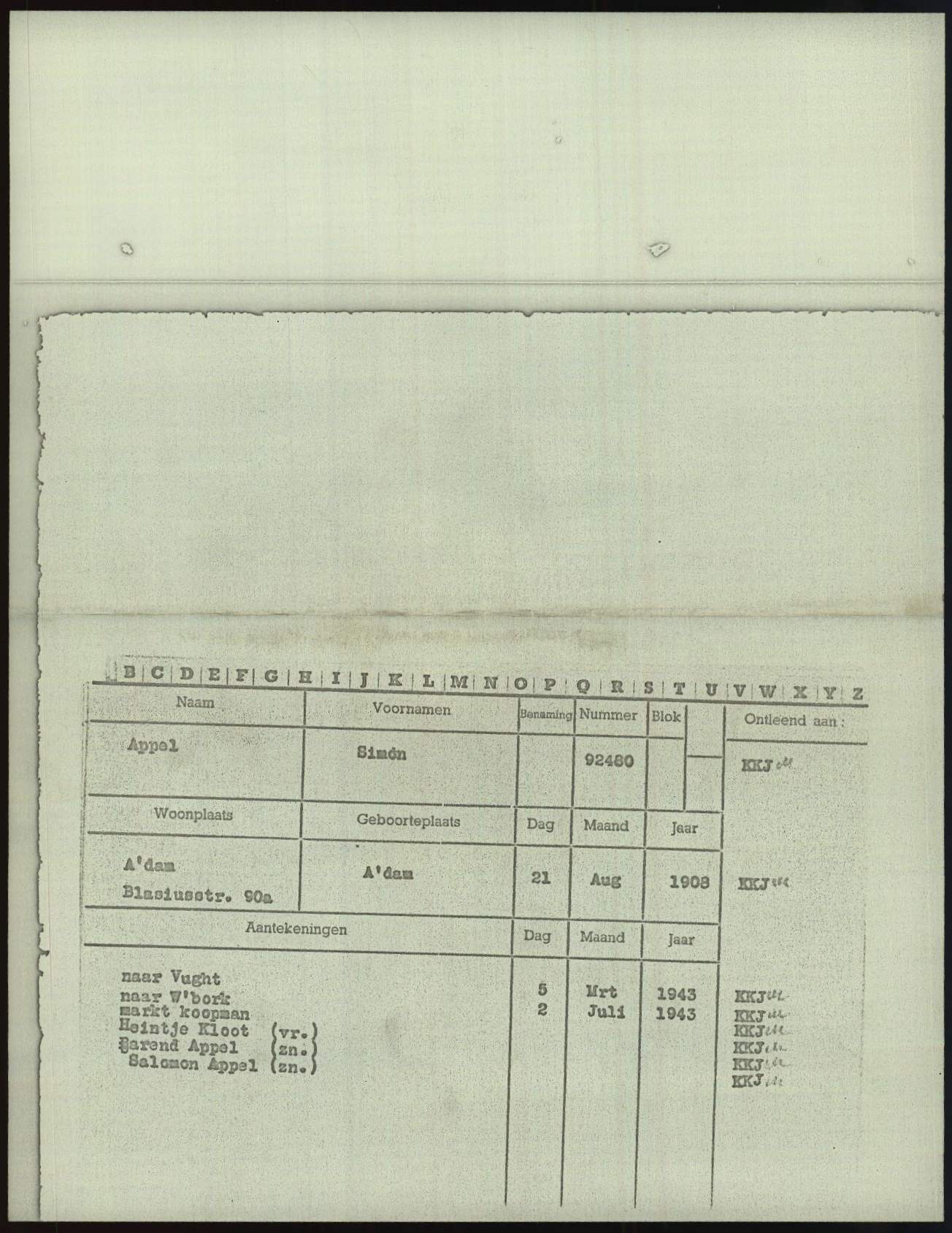 Explore documents of the Arolsen Archives | 01011202 002 - Files with ...