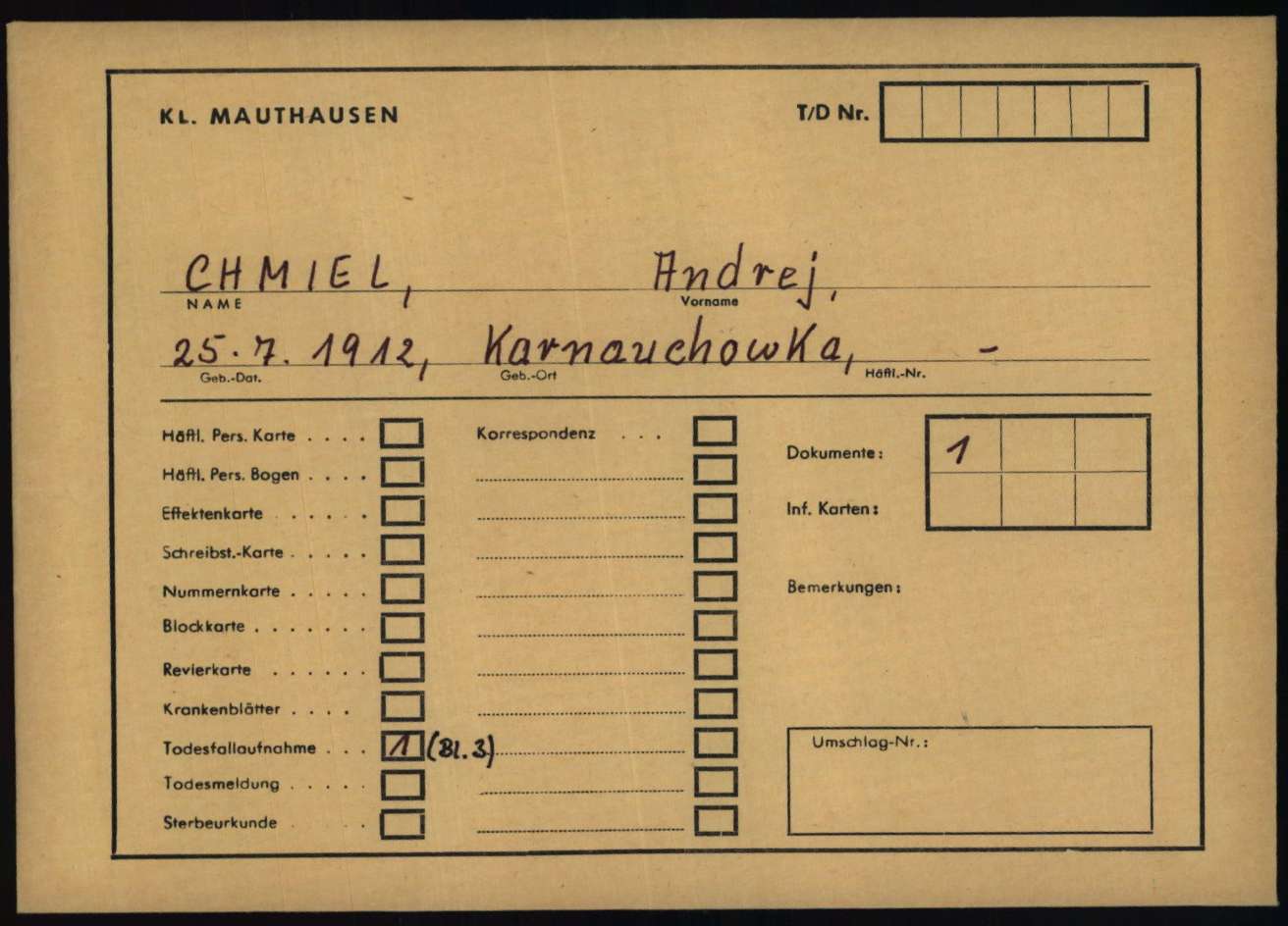 Explore documents of the Arolsen Archives | 01012603 032.002
