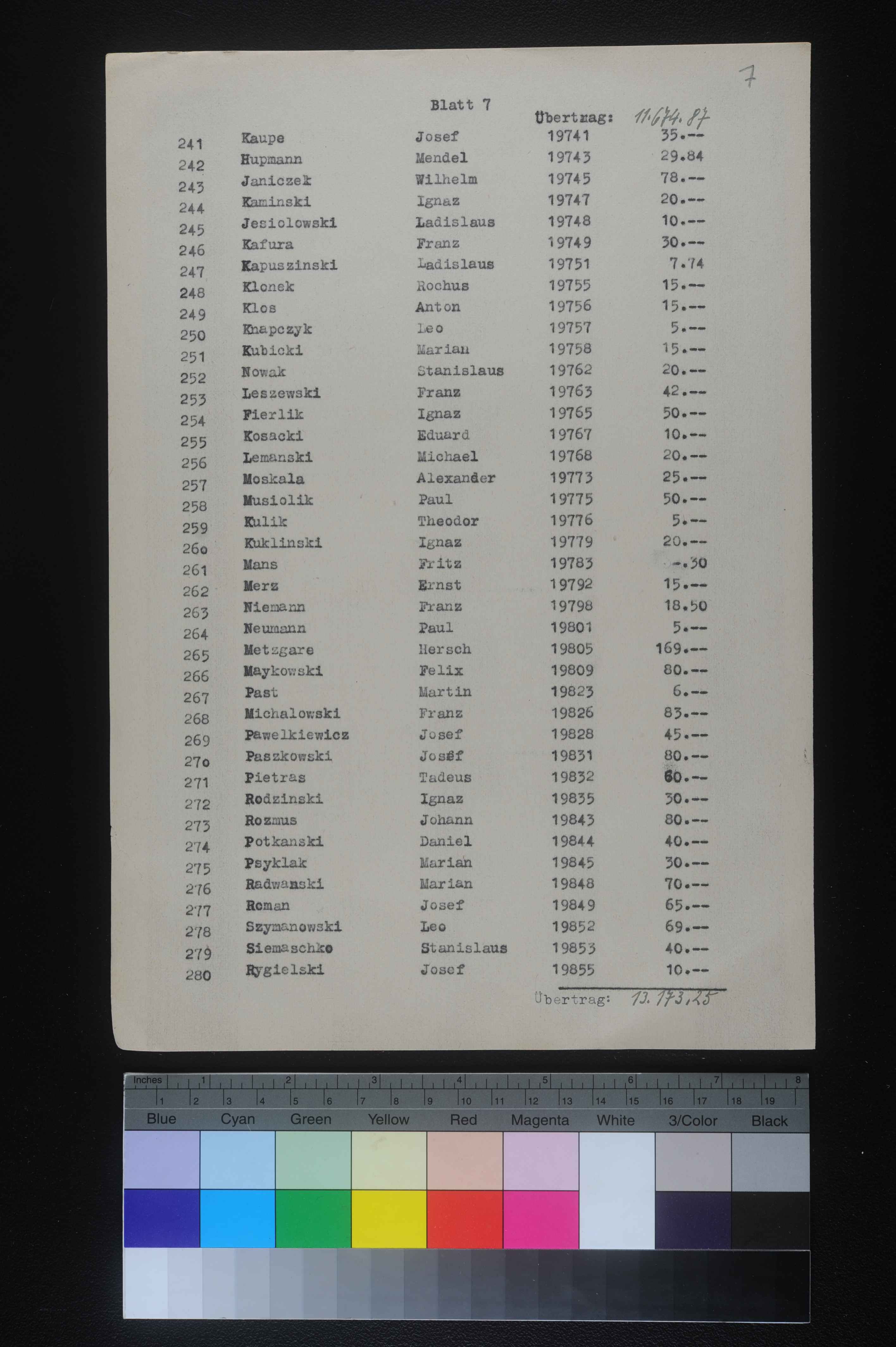 Explore documents of the Arolsen Archives | 4316422 - Inventory of ...