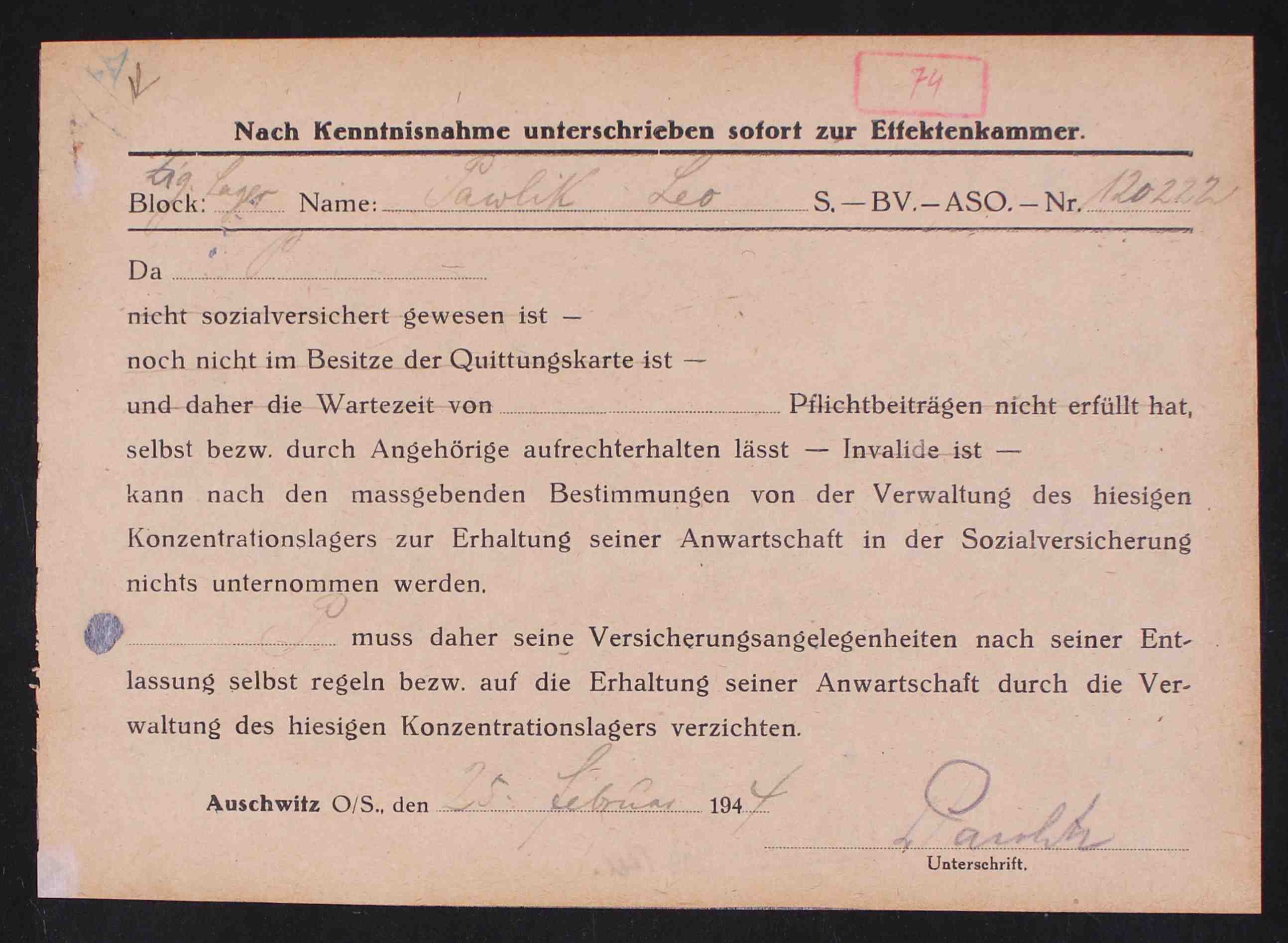Explore documents of the Arolsen Archives | 8001800016 - Prisoners